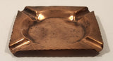 Vintage Native Aboriginal Totem Pole Engraved Copper Metal Cigarette Ashtray