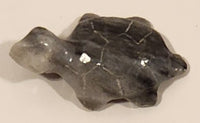 Miniature 1 1/4" Hand Carved Polished Onyx Marble Stone Sea Turtle Figurine