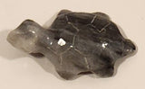 Miniature 1 1/4" Hand Carved Polished Onyx Marble Stone Sea Turtle Figurine