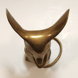 Mouse 5 1/2" Tall Brass Metal Figurine Made in Korea