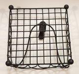 Cast Iron Metal Song Bird Napkin Holder