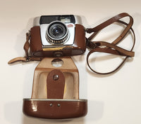 Vintage Braun Nuremburg Paxette Electromatic 40mm Rangefinder Film Camera in Brown Leather Case