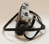 Vintage Canon Canonet QL19 45mm Rangefinder Film Camera with Leather Holder and Grey Diamond Pouch