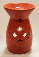 Orange Ceramic 5" Tall Oil Burner
