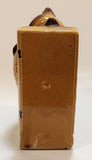 Vintage Glazed Ceramic Owl Book End With Googly Eyes Made in Japan