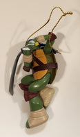 2013 Carlton Heirloom Viacom TMNT Teenage Mutant Ninja Turtles Donatello 4" Tall PVC Christmas Tree Hanging Ornament