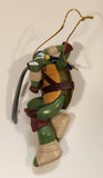 2013 Carlton Heirloom Viacom TMNT Teenage Mutant Ninja Turtles Donatello 4" Tall PVC Christmas Tree Hanging Ornament