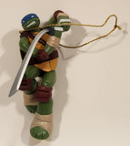 2013 Carlton Heirloom Viacom TMNT Teenage Mutant Ninja Turtles Donatello 4" Tall PVC Christmas Tree Hanging Ornament