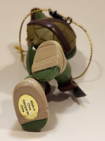 2013 Carlton Heirloom Viacom TMNT Teenage Mutant Ninja Turtles Donatello 4" Tall PVC Christmas Tree Hanging Ornament