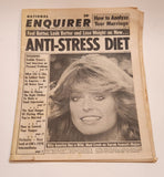 National Enquirer Magazine February 15 1977 Feel Better, Look Better and Lose Weight on New... Anti-Stress Diet Tabloid Newspaper