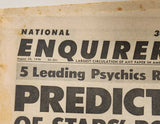 National Enquirer Magazine August 24 1976 5 Leading Psychics Reveal Their... Predictions Of Stars' Romances Tabloid Newspaper