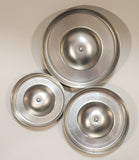 Vintage 1970s West Bend Sugar Coffee Tea Aluminum Metal Storage Canisters