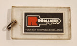 Vintage Romaniuk Your Key To Driving Excellence Leduc Alberta Acrylic Fob Keychain