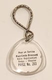 Pour un Service Paul-Emile Brassard Votre Respresentant Dodge Chrysler Payge No. 203 Acrylic Fob Keychain Ring