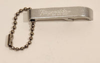 Vintage Fitzgeralds SM Casino Hotel Metal Bottle Opener Fob Keychain Ring