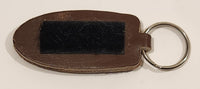 Salesman Sample No. V 825 Brown Leather Fob Keychain Ring