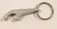 Vintage Alberta Hotel Lloydminster Alberta Metal Bottle Opener Fob Keychain Ring