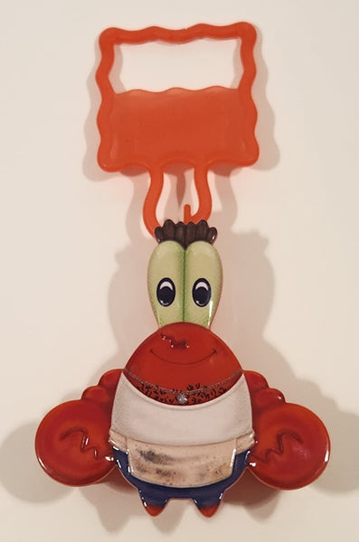 2019 Wendy's Kid's Meal Par Animations & Viacom The Spongebob Movie Mr. Krabs Clip On Plastic Toy