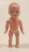 Rare Vintage Late 1950s Reliable Toys Sleepy Eyes Baby Boy 4 1/2" Hard Plastic Toy Doll