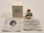 1993 Ashton Drake Heirloom Ornaments Michael in Baseball Uniform Porcelain Figurine by Yolanda Bello