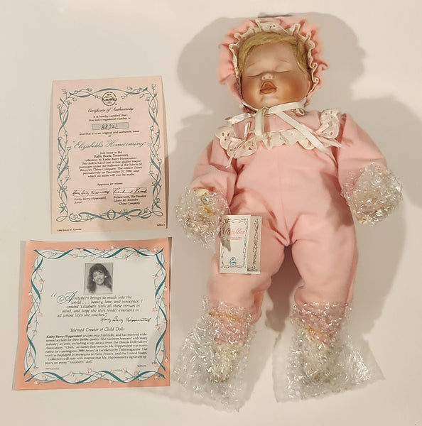 Ashton Drake Elizabeth's Homecoming 14" Tall Porcelain Doll New Condition in Box #76351