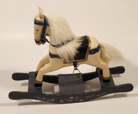 Ashton Drake Rock-A-Bye And Good Night 10" Tall Porcelain Doll on Rocking Horse New Condition in Box #92301