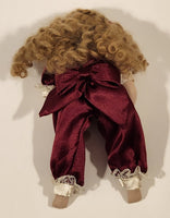 Ashton Drake Rock-A-Bye And Good Night 10" Tall Porcelain Doll on Rocking Horse New Condition in Box #92301