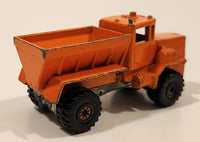 1983 Hot Wheels Extra Series Oshkosh Snow Plow Truck Orange Die Cast Toy Car Vehicle