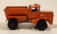1983 Hot Wheels Extra Series Oshkosh Snow Plow Truck Orange Die Cast Toy Car Vehicle