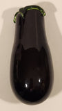 Vintage Art Glass Fruit Eggplant 6" Long Ornament