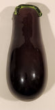 Vintage Art Glass Fruit Eggplant 6" Long Ornament