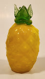 Vintage Art Glass Fruit Pineapple 5 1/4" Tall Ornament