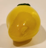 Vintage Art Glass Fruit Yellow Mango 5" Tall Ornament