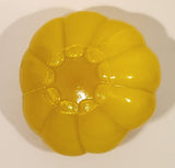 Vintage Art Glass Fruit Yellow Squash 2 1/2" Tall Ornament Has Chip