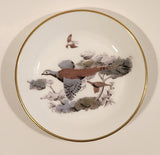 Vintage Royal Worcester Flying Pheasant Birds 3 7/8" Fine Bone China Trinket Dish Made in England