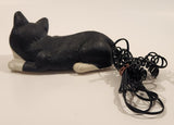 Vintage Meowing Black And White Cat Telephone Phone Model HAC CT-668