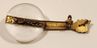 Spanish Damascene Banjo Brooch Pin Made in Spain
