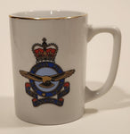 Vintage AALCO RCAF Royal Canadian Air Force Gold Trimmed Porcelain Coffee Mug Cup