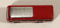 Go Bros Deluxe Bus K18835 Red Pull Back Die Cast Toy Car Vehicle Missing One Tire