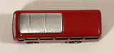 Go Bros Deluxe Bus K18835 Red Pull Back Die Cast Toy Car Vehicle Missing One Tire