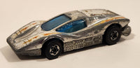 Vintage 1976 Hot Wheels Super Chromes Large Charge Aeroflash Red Lines Chrome Die Cast Toy Car Vehicle