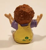 Vintage 1984 OAA Cabbage Patch Kids Baby Girl in Yellow Overalls with Balloons 1 3/4" PVC Toy Figure