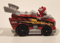 SML Nickelodeon Paw Patrol True Metal Rescue Knights Marshall 03 Red Die Cast Toy Car Vehicle