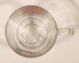 Vintage 1988 Luminarc The Family Channel with The Disney magic Mickey Mouse Glass Coffee Mug Cup