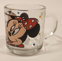 Vintage Anchor Hocking The Walt Disney Company Mickey Mouse and Minnie Mouse Glass Coffee Mug Cup