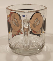 Vintage Anchor Hocking The Walt Disney Company Mickey Mouse and Minnie Mouse Glass Coffee Mug Cup