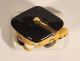 Vintage 1980s Enesco Style Garfield in Graduation Cap and Gown with Diploma Porcelain Figurine