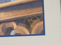 1997 The Disney Store The Hunchback of Notre Dame Exclusive Commemorative Lithograph Wood Framed Print
