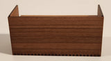 Vintage Engraved Wood Toy Chest Dollhouse Sized Miniature Toy