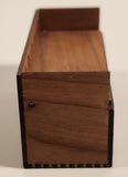 Vintage Engraved Wood Toy Chest Dollhouse Sized Miniature Toy